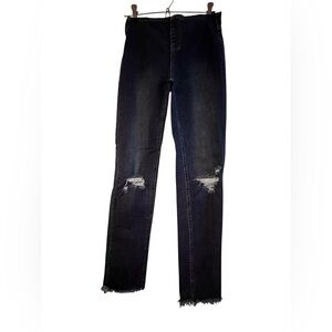 RISEN Los Angeles Pull on Skinny Distressed Jeans Small